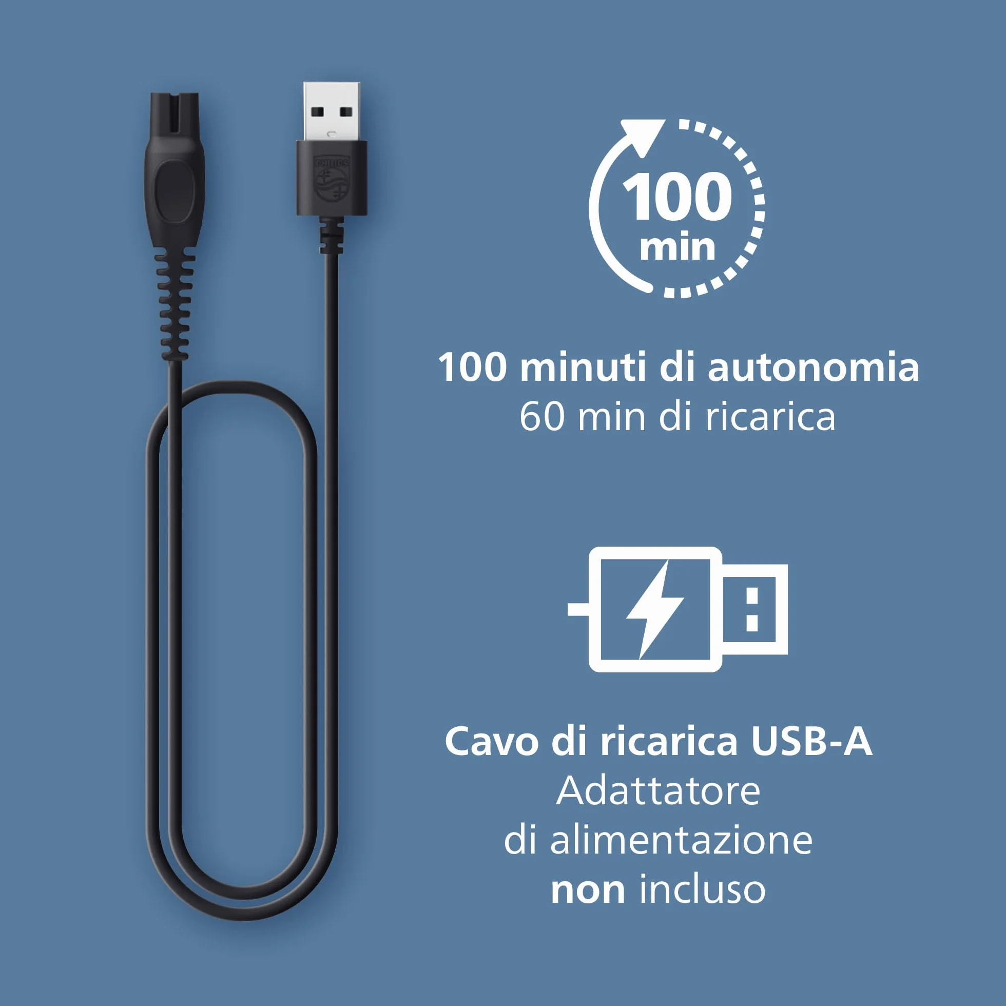 Philips Serie 5000 Regolabarba BT5785/30 - Lame in metallo autoaffilanti, 40 impostazioni lunghezza, BeardSense, impermeabile