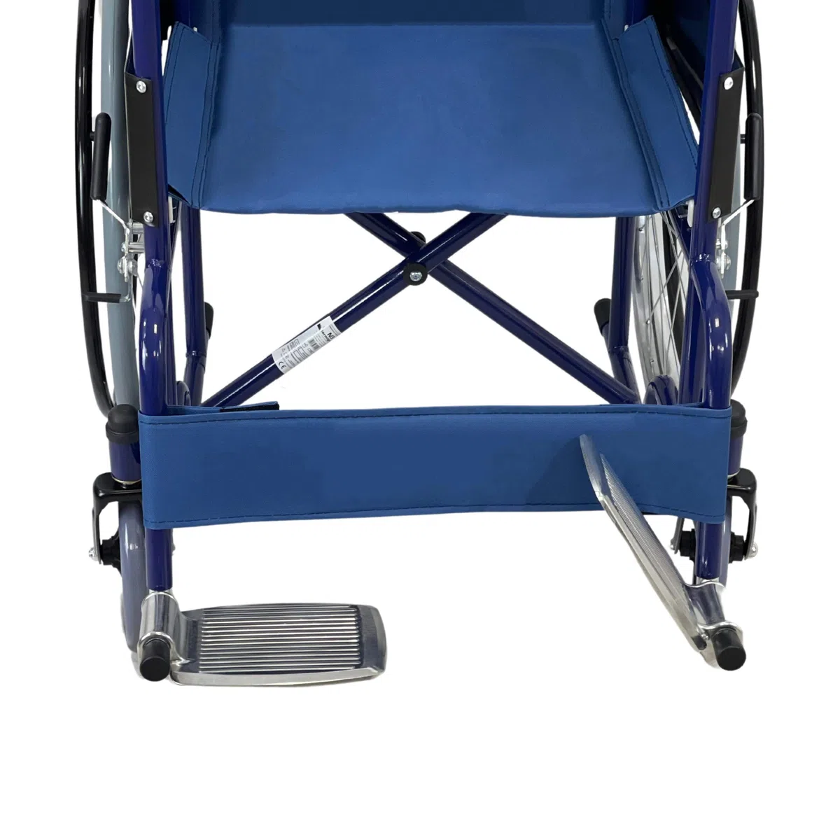 TERMIGEA - Sedia a Rotelle Pieghevole Leggera Autospinta, Carrozzina per Anziani e Disabili in Acciaio (Portata 100KG) con Freno e Leva per Gradini, Dispositivo Medico CE per Interno ed Esterno