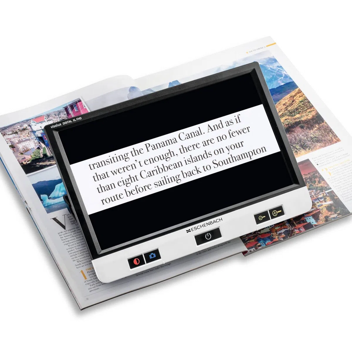 Eschenbach Lente d`Ingrandimento visolux, DIGITALE, XL, FHD, ausilio visivo elettronico