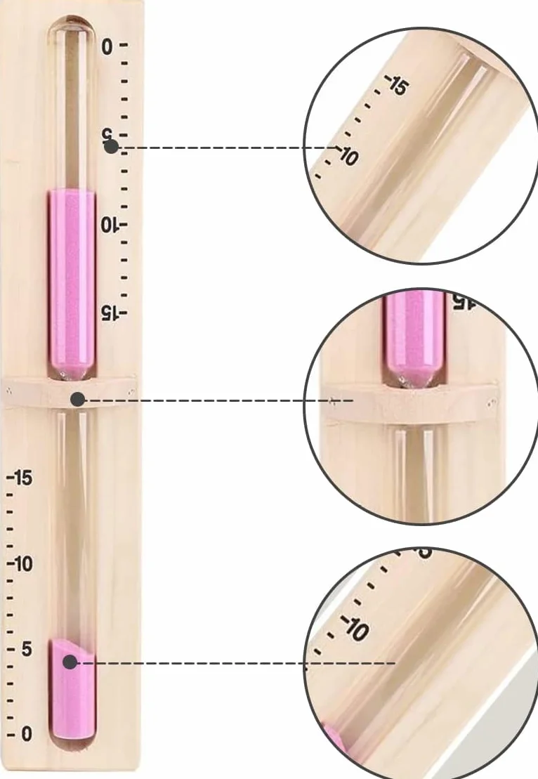 Secchio Sauna 4L Set Completo con Mestolo Legno Pino Finlandese Termometro Igrometro Clessidra