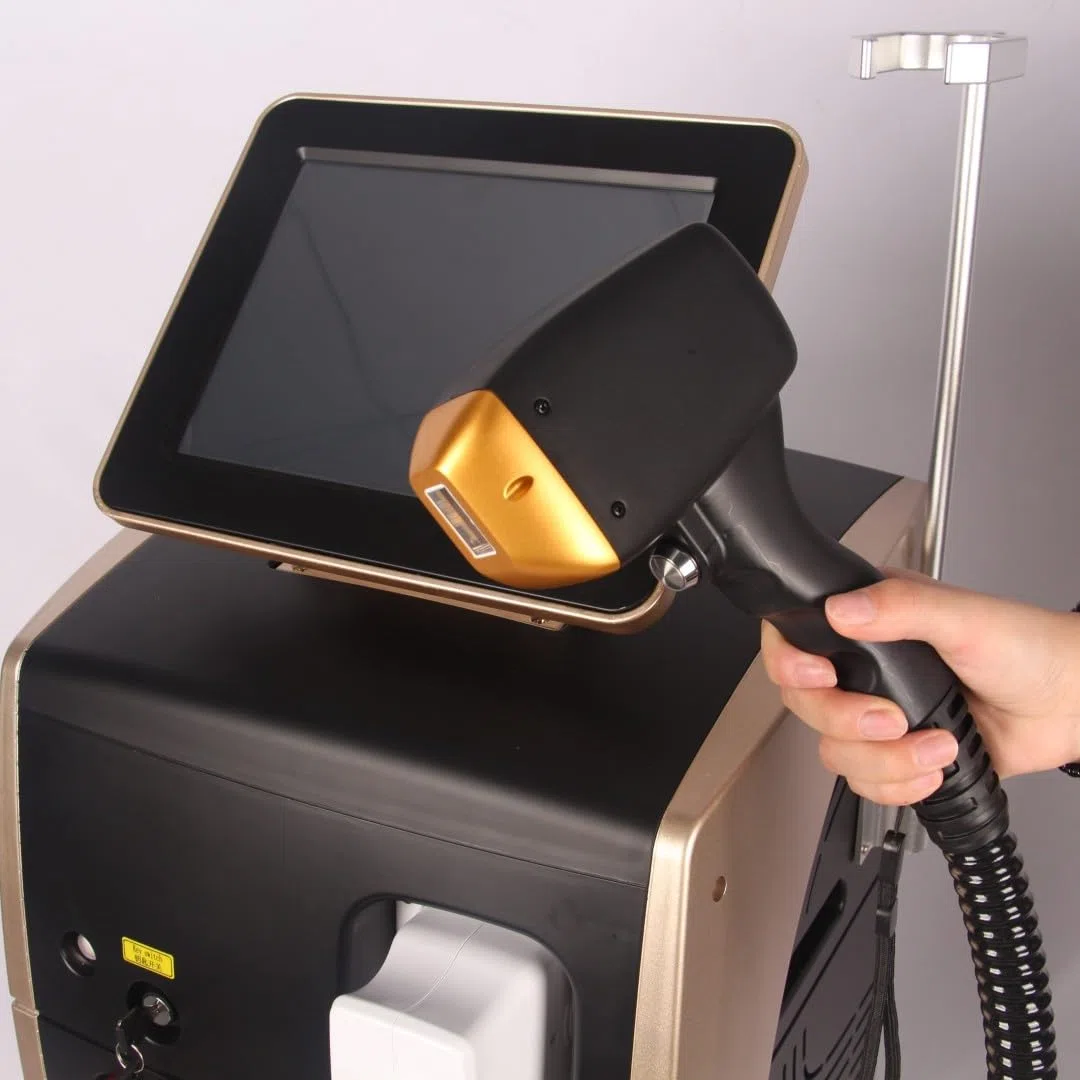 Macchina di rimozione dei peli facciali 755nm 808nm 1064nm del laser del diodo di platino del ghiaccio 3 onde della macchina di rimozione Prezzo di fabbrica