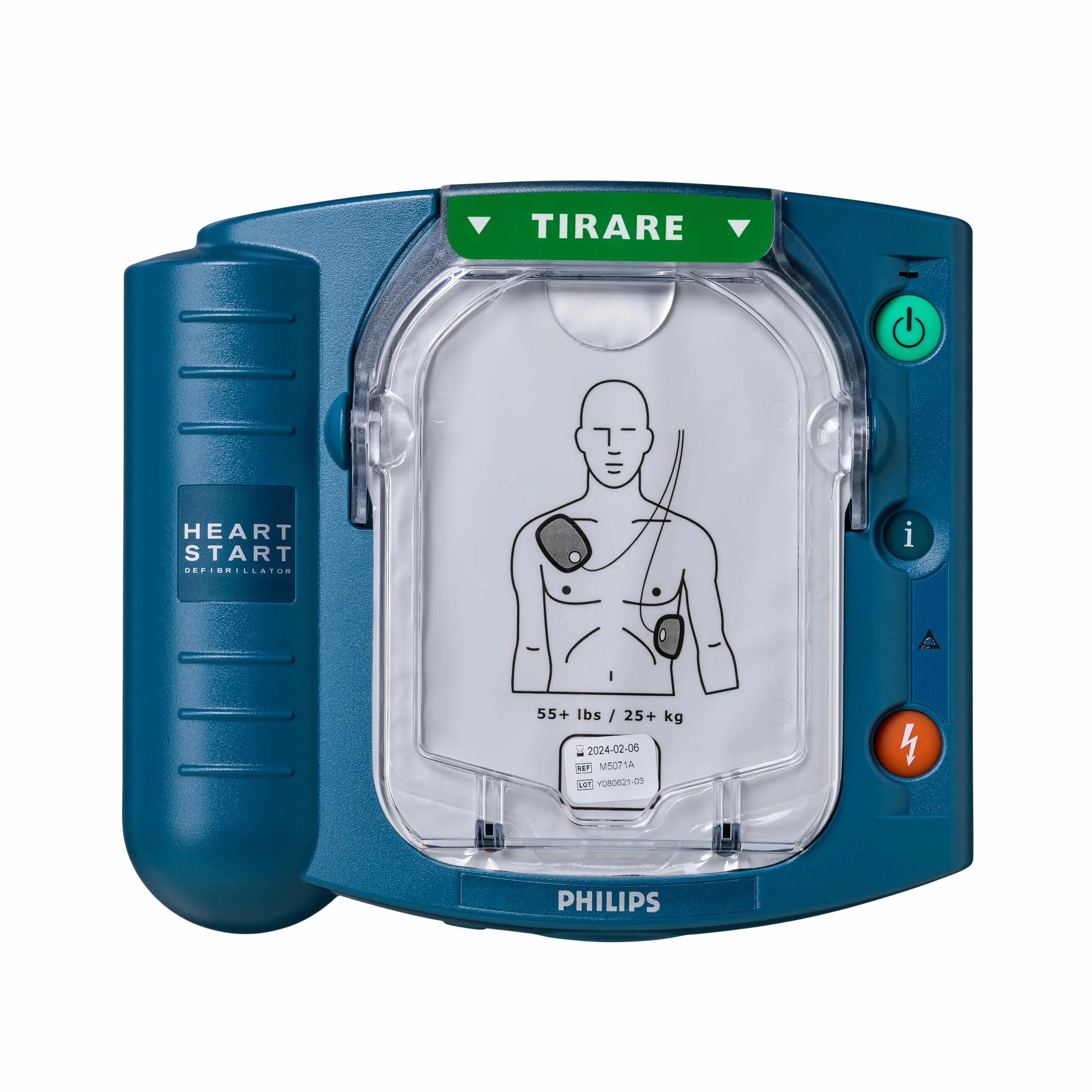 Defibrillatore Philips HeartStart HS1 M5066A-C02 custodia slim