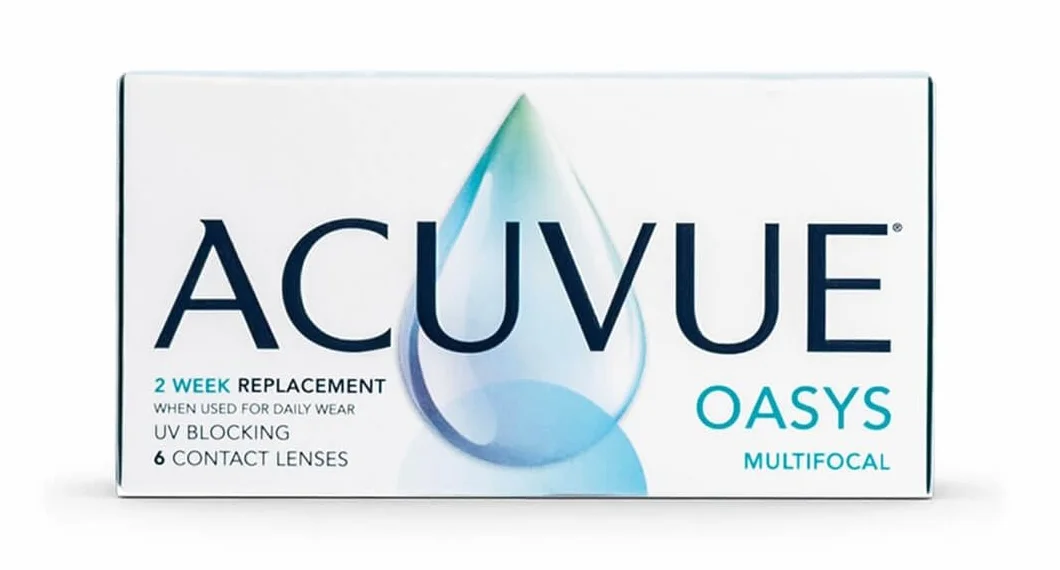 ACUVUE OASYS MULTIFOCAL Lenti a Contatto Quindicinali Presbiopia Protezione UV -1.50 BC 8.4 DIA 14.30 ADD Low 6 Lenti