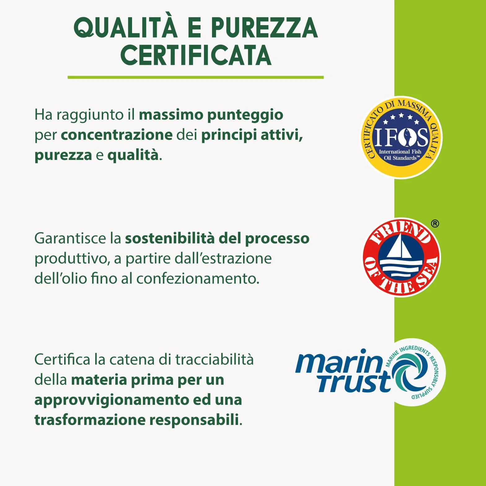 Enervit Enerzona Omega 3 RX 270 Capsule 1g Integratore IFOS Acidi Grassi Cuore Vista Cervello Olio di Pesce 1000mg Senza Glutine