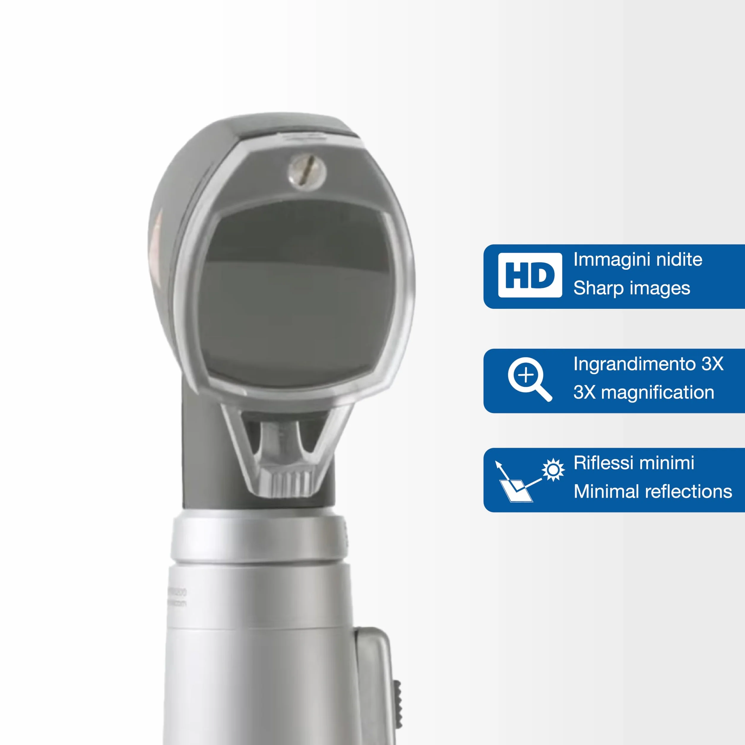 OTOSCOPIO HEINE MINI 3000 LED A F.O. - blu - D-008.70.110