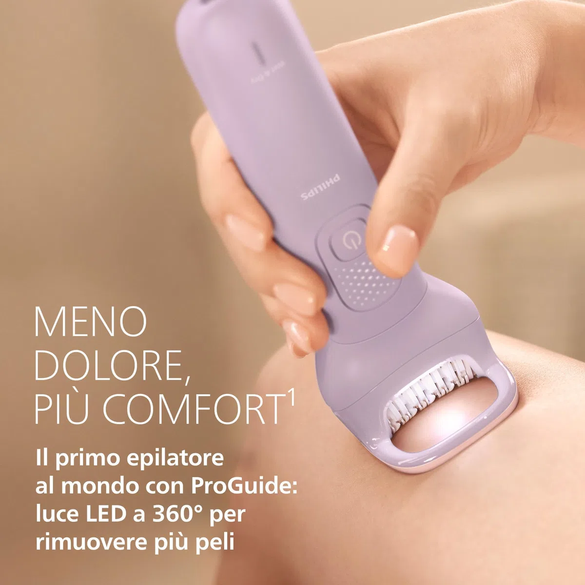 Philips Epilatore Serie 9000 - Epilatore elettrico Wet & Dry senza fili, per gambe, corpo e zona bikini, con ProGuide, 9 accessori, tra cui testina pedicure, autonomia di 60 minuti, modello BRE728/00