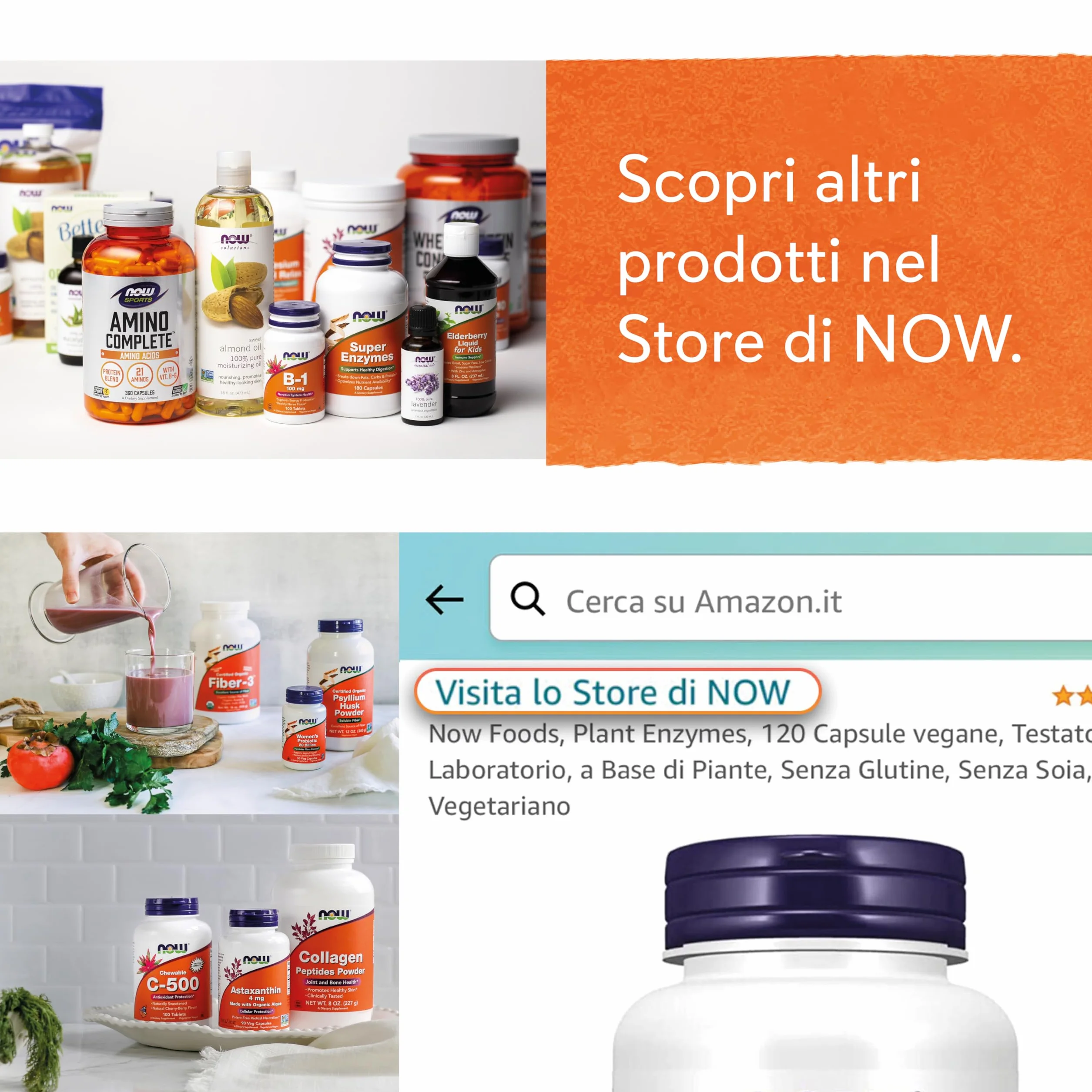 Now Foods Pycnogenol 60mg 50 Capsule Vegane Testato in Laboratorio