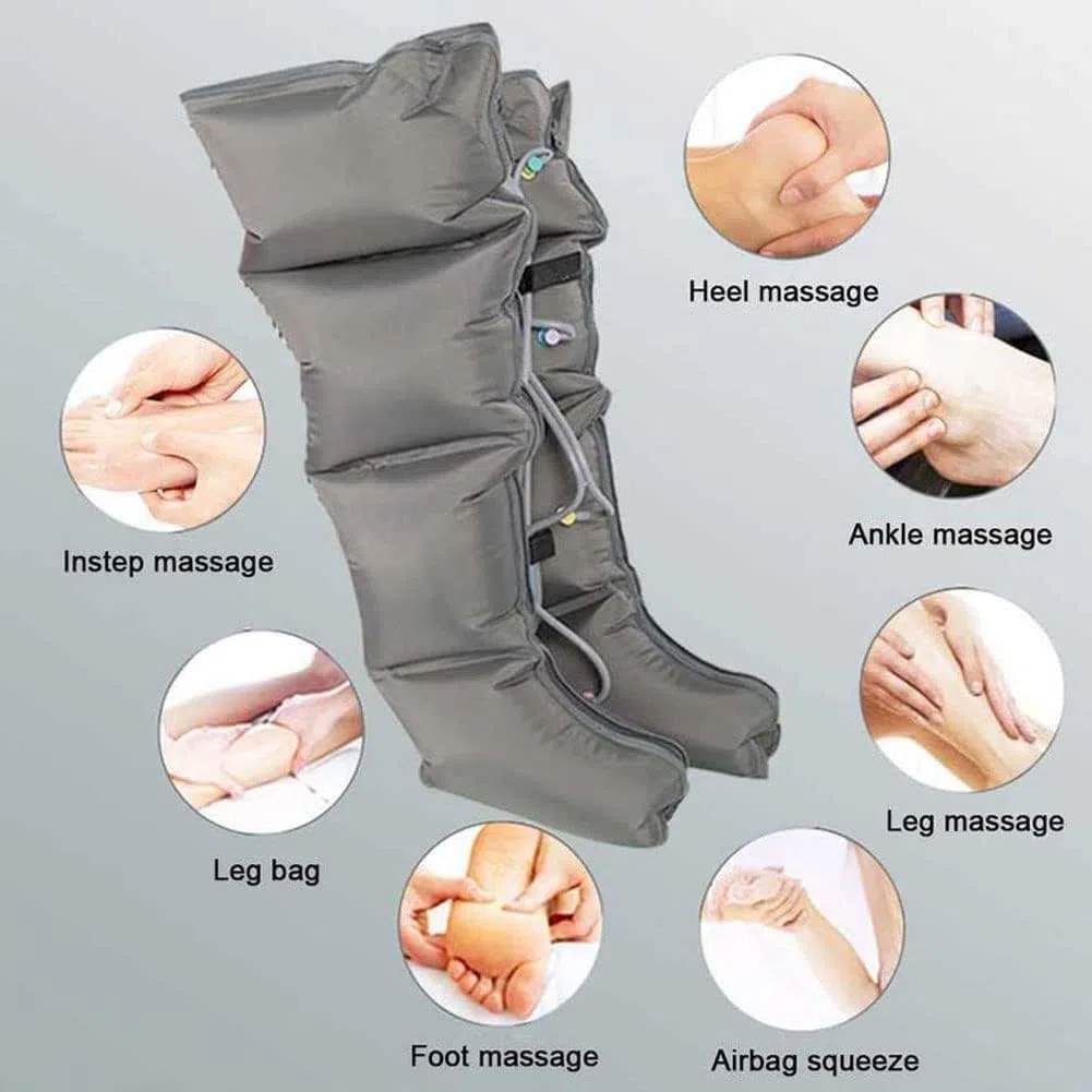 Pressoterapia per Casa, Linfodrenaggio, Professionale, Apparecchio Massaggiatore, Gambe E Piedi, Anticellulite, Migliora La Circolazione del Recupero Muscolare Drenaggio Linfatico