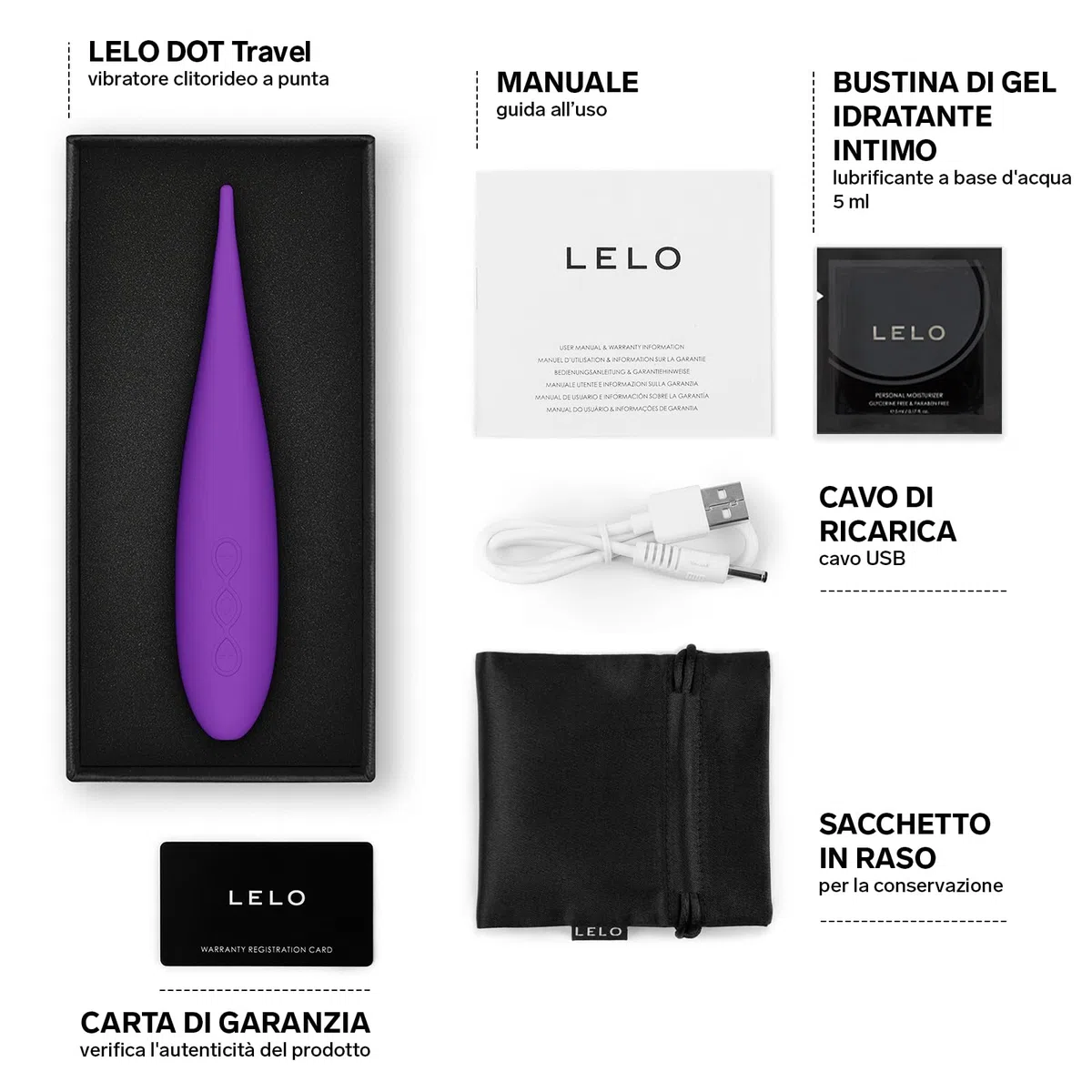 LELO DOT Cruise Vibratore Clitorideo ad Alta Frequenza con Movimento Ellittico a 8, Vibratore per Donna a Punta con Tecnologia Cruise Control, Sex Toys per Donne (Purple)
