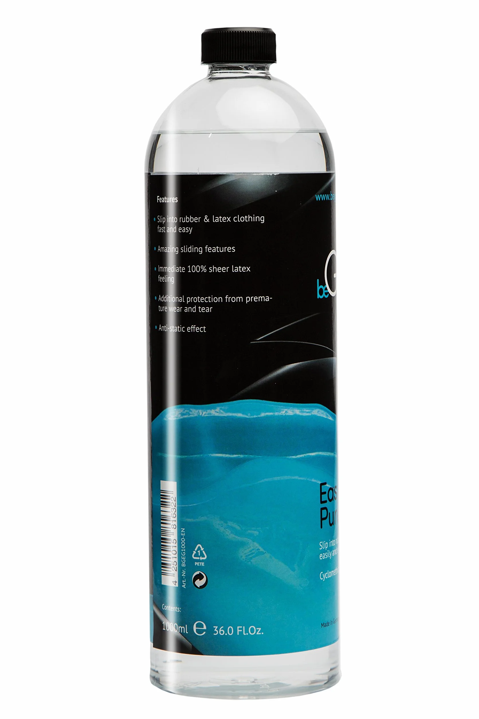 beGLOSS Easy Glide 1000 ml lubrykant do zakładania odzieży gumowej i lateksowej