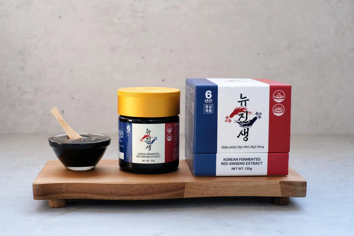 SAMSIDAE – Nuovo Ginseng Rosso Coreano Fermentato, Estratto Concentrato 120g, Doppia Formula Innovativa (Classico + Fermentato), Radici di 6 anni, Alto Contenuto di Ginsenosidi 11 mg/g, Cura di 4 mesi