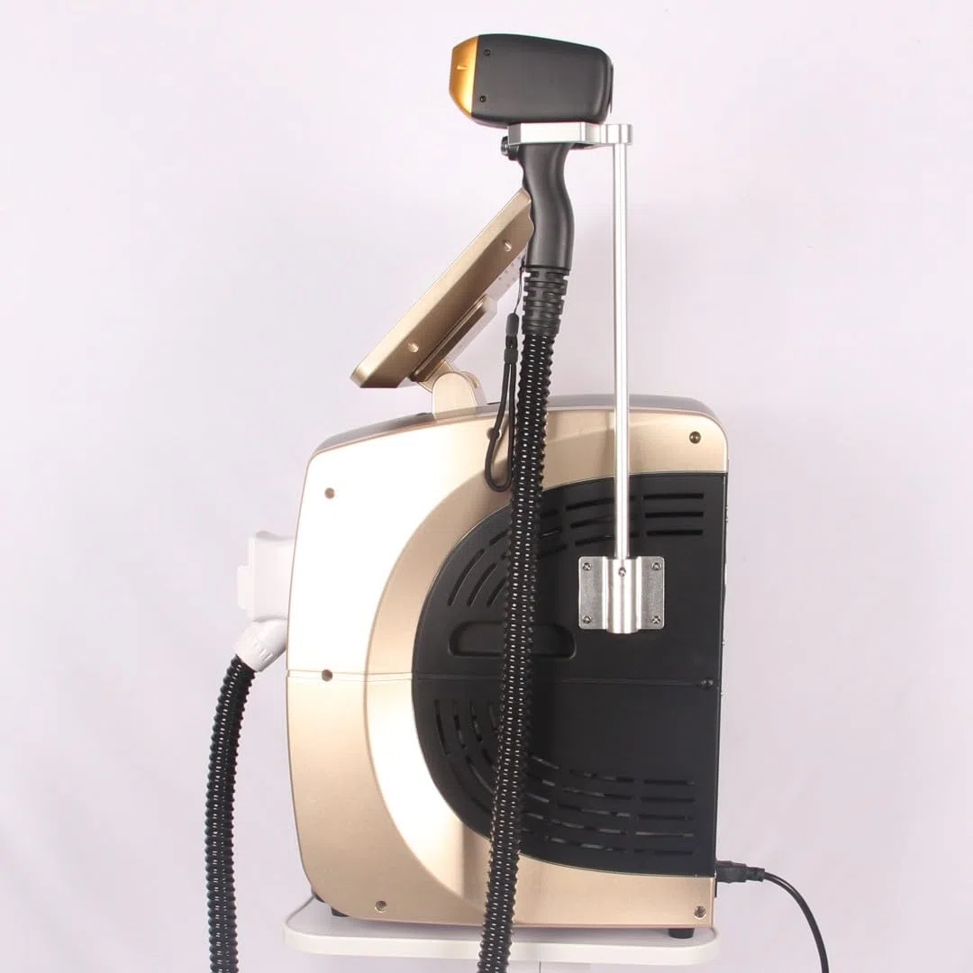 Macchina di rimozione dei peli facciali 755nm 808nm 1064nm del laser del diodo di platino del ghiaccio 3 onde della macchina di rimozione Prezzo di fabbrica