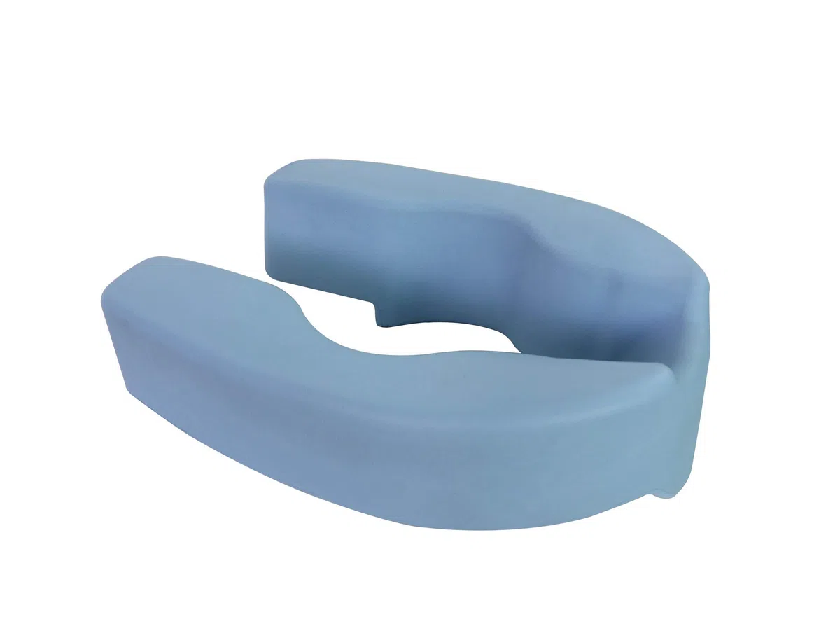 Rialzo Wc e Bidet - Idrorepellente e Lavabile - Perfetto per Persone Anziane e Disabili - Colore Blu - 33x46x10 cm