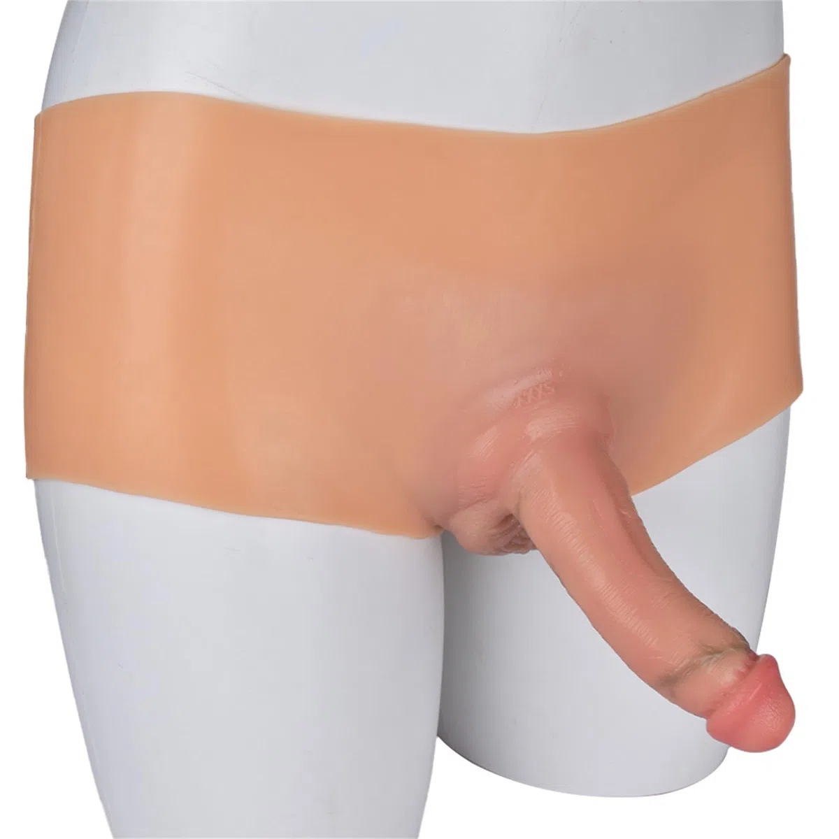 Solido Strap-On Fallo Super Fit Strap-On Dildo Silicone Mutandine in un Pezzo, Strap-On ad Alta Elasticità Strap-On Invisibile Dildo Anale SM Giocattolo Sessuale per Coppie
