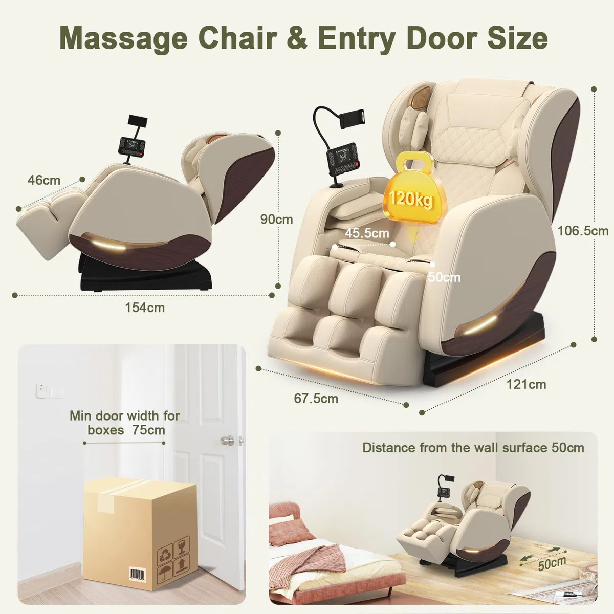 Poltrona Massaggianti Per Tutto il Corpo con Riscaldamento,14 rulli per Massaggio,Massaggio piedi,8 Airbag, Altoparlante Bluetooth, Controller Touch Screen,Poltrona massaggianteo per Homer Theater