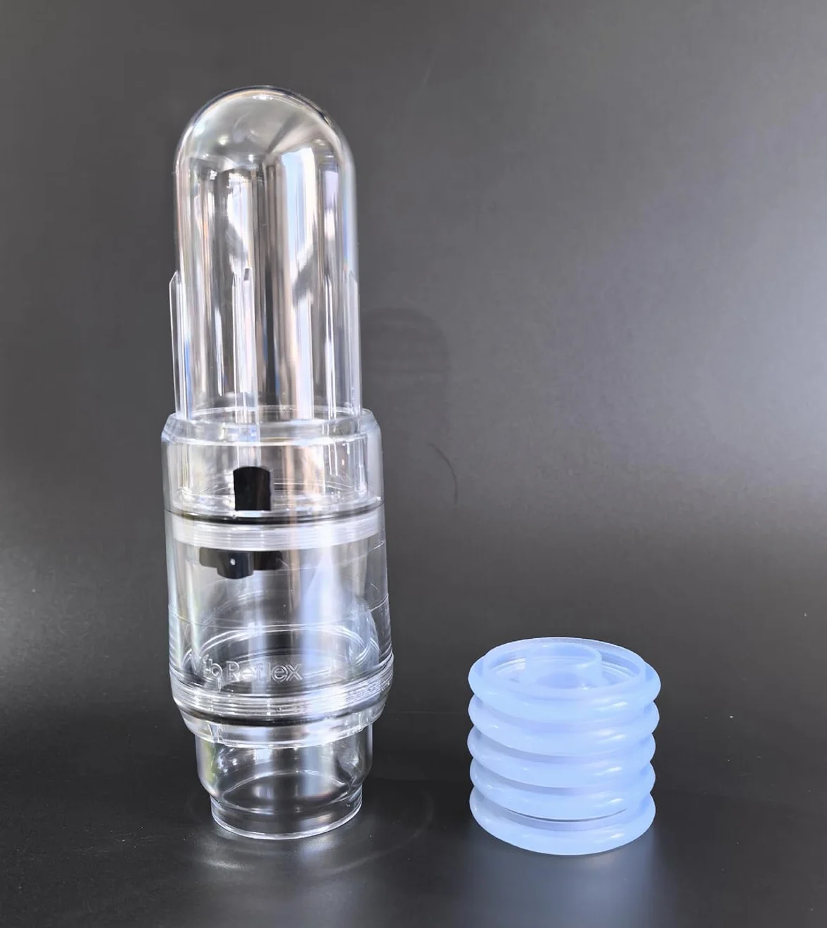 Pompa a Vuoto Manuale per Uomo con 5 Anelli in Silicone, Kit Vacuum Maschile