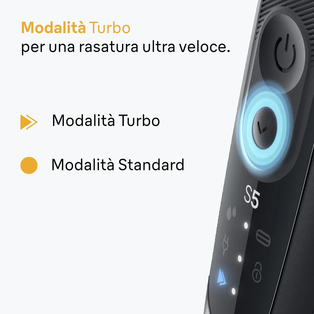 Braun Serie 5 Rasoio Elettrico Barba, Wet&Dry, Regolabarba Uomo, Rasoio Barba, 50 Min di Utilizzo, Accessorio Rifinitore Corpo, Senza Fili, 100% Impermeabile, Regolabarba Braun, 52-B1600s, Blu