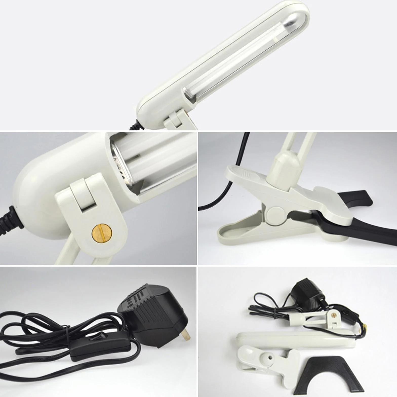 Lampada UVB per fototerapia pelle corpo 48 cm² con timer occhiali portatile