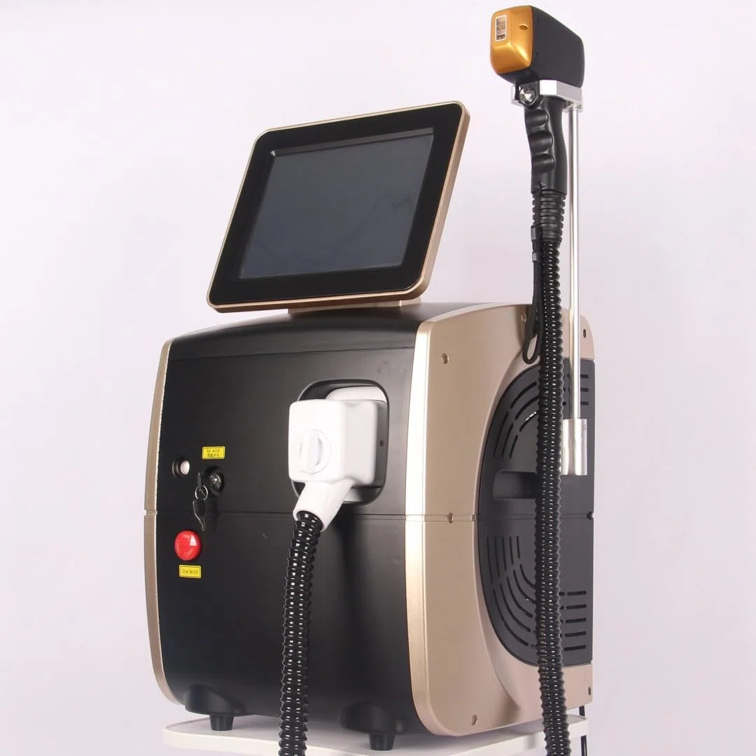 Macchina di rimozione dei peli facciali 755nm 808nm 1064nm del laser del diodo di platino del ghiaccio 3 onde della macchina di rimozione Prezzo di fabbrica