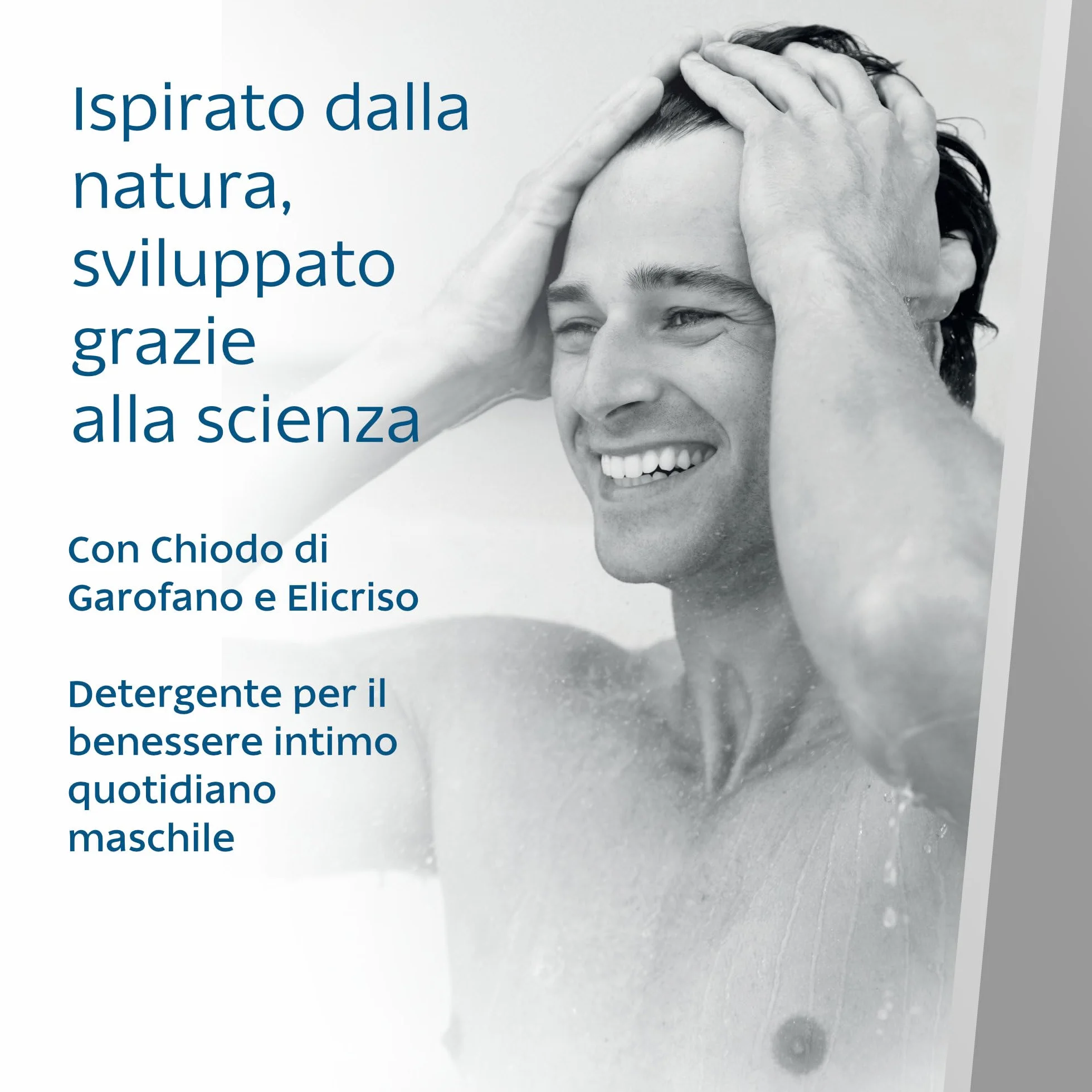 Saugella Uomo Detergente Intimo e Corpo Rivitalizzante Antiodore 2x750 ml