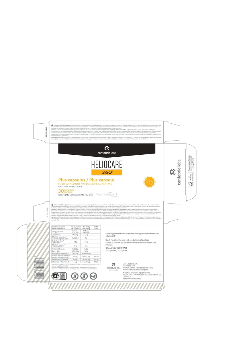 HELIOCARE 360° Plus Capsule Integratore Alimentare 30 capsule