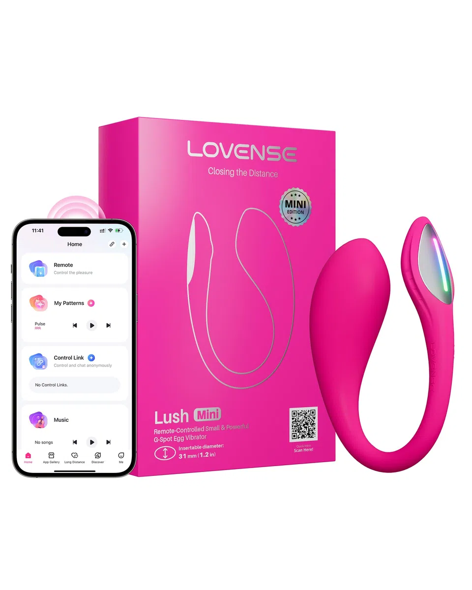 LOVENSE Lush Mini Vibratore Ovetto Discreto – Sex Toys Donna Potente da Indossare per Stimolazione del Punto G, Compatto, Silenzioso, Impermeabile e Portatile per Viaggi