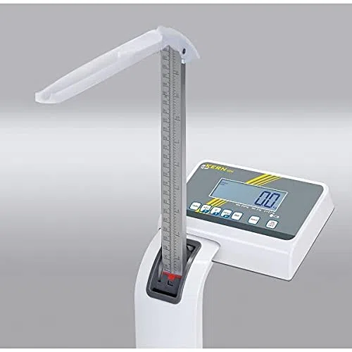 Bilancia pesapersone professionale con funzione BMI [Kern MPE 250K100HM] con certificazione di approvazione ed autorizzazione per l'impiego medicale, Portate [Max]: 250 kg, Divisione: 100g, Statimetro
