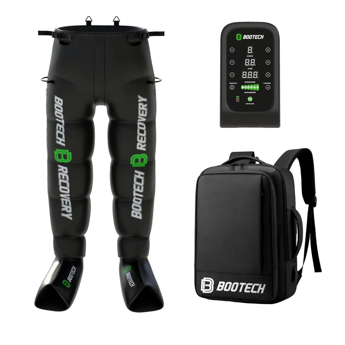 BOOTECH Pantaloni da pressoterapia per casa, ricaricabili, massaggiatore per gambe stanchi con 6 telecamere, migliora la circolazione, recupero muscolare di drenaggio linfatico cellulit