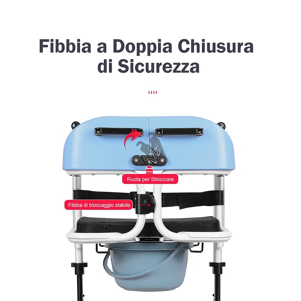Imbracatura per Sollevatore Disabili Elettrico - JABALUX Letto Elettrico per Disabili Aiuta gli Anziani a Salire Facilmente Sulla Sollevatore Anziani per Fare il Bagno Mangiare e Andare in Bagno