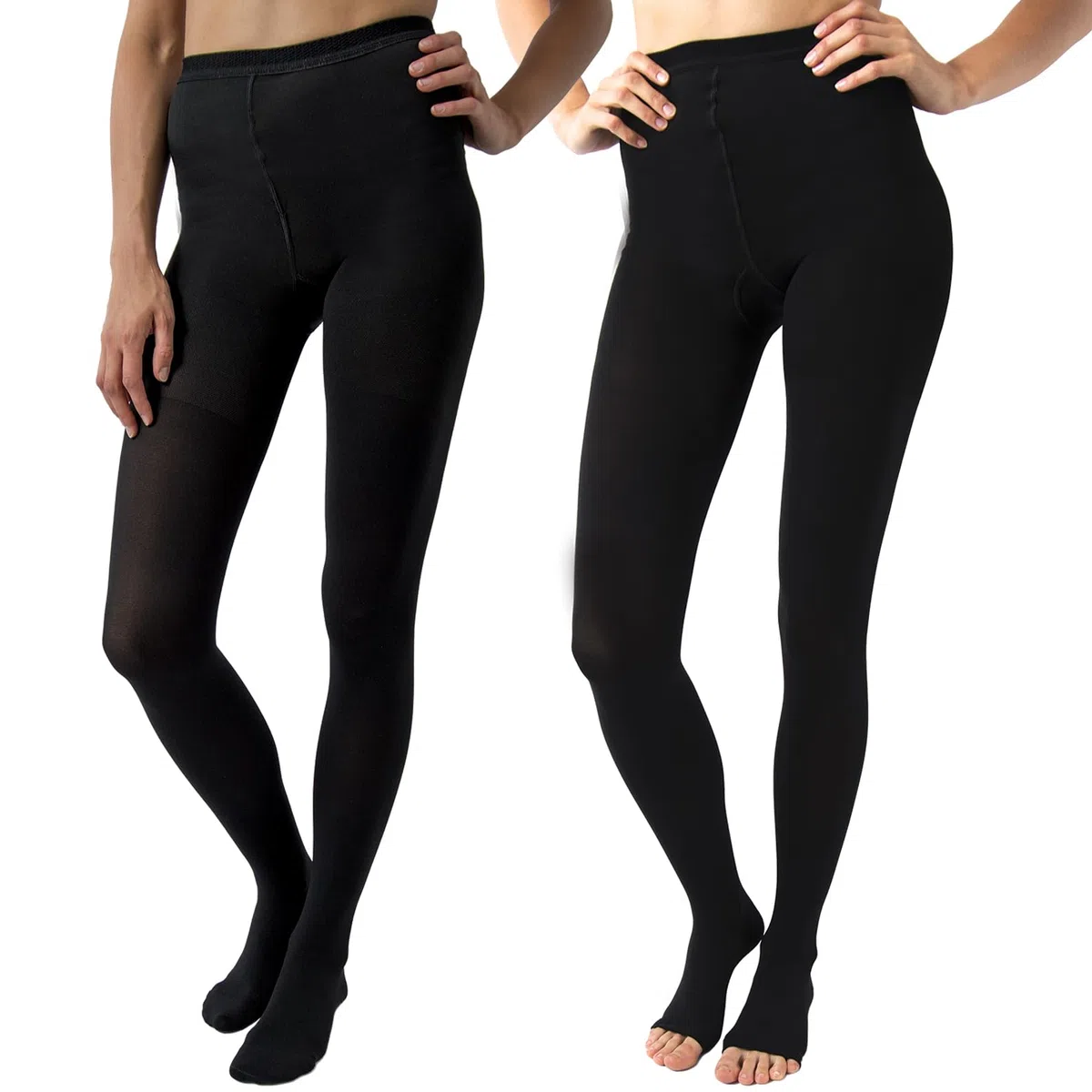 Beman 409C - Collant Medicali K1 Classe 1, Compressione Graduata 15-21 mmHg, Punta Chiusa Unisex, Tallone Rinforzato e Cuciture Piatte, Elastici Resistenti