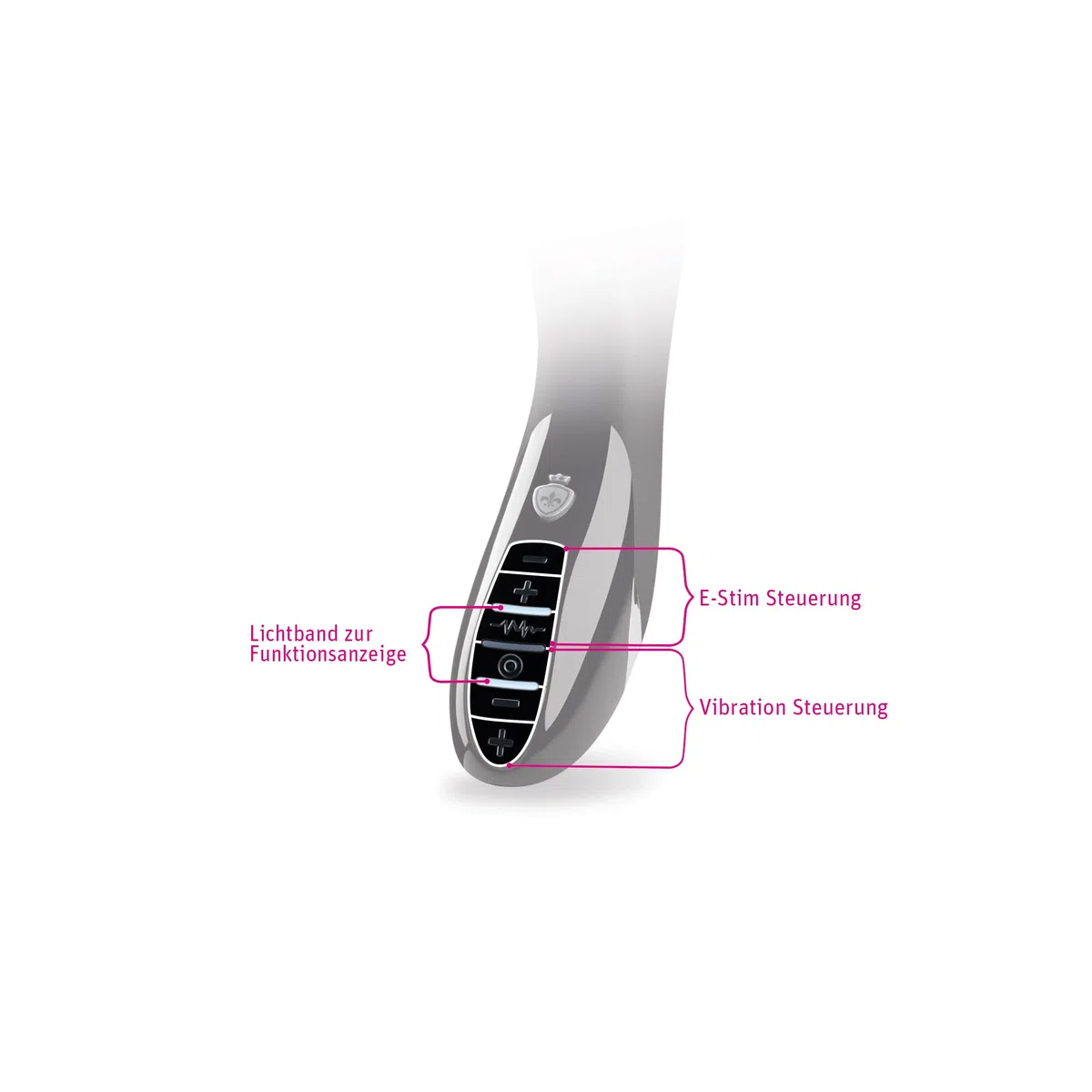 Mystim ELECTRIC ERIC ESTIM VIBRATOR BLACK