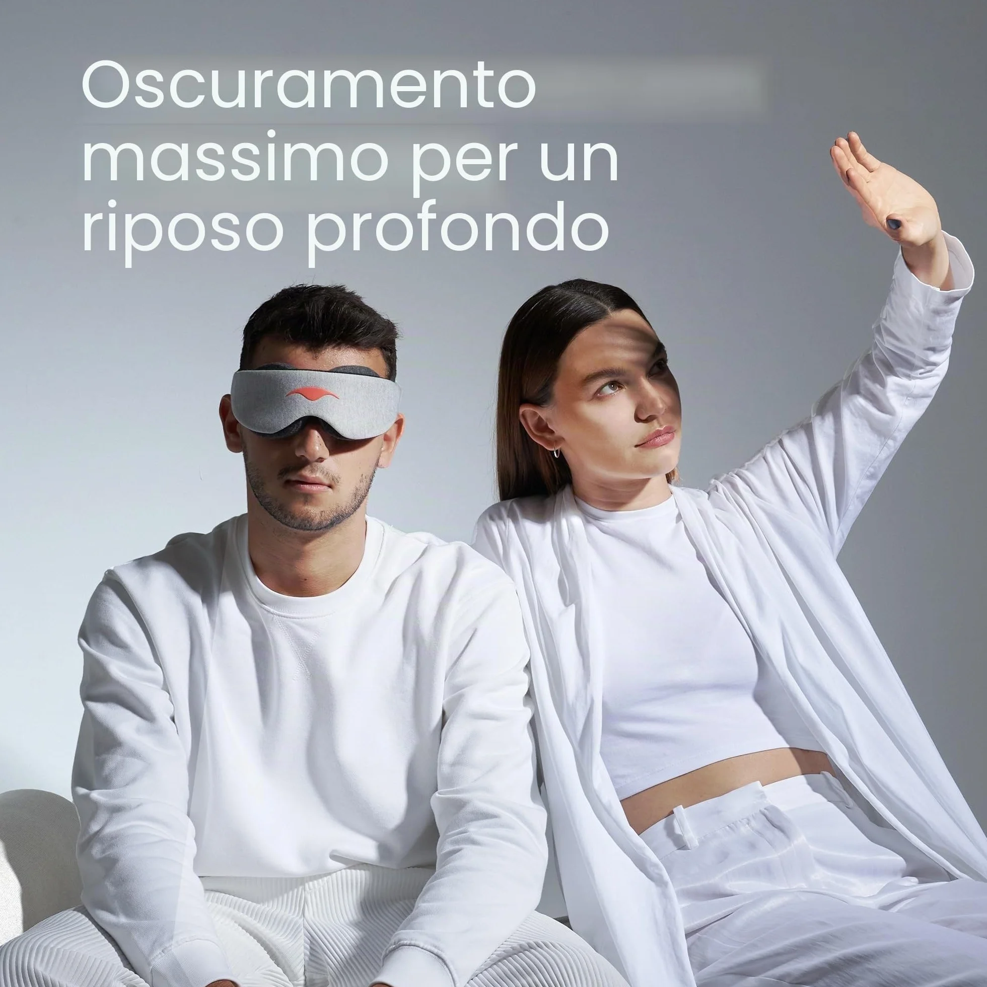 Manta Sleep Mask 100% Blocco Della Luce Maschera Regolabile Con Coppe Per Gli Occhi Staccabili Ultra Confortevole