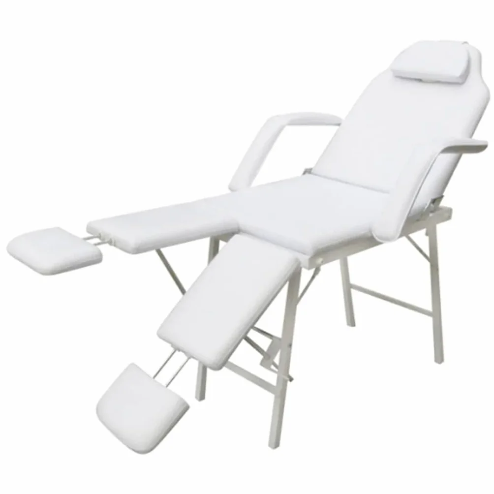 vidaXL Poltrona Letto Massaggi Trattamenti Portatile Crema Sedia da Estetista