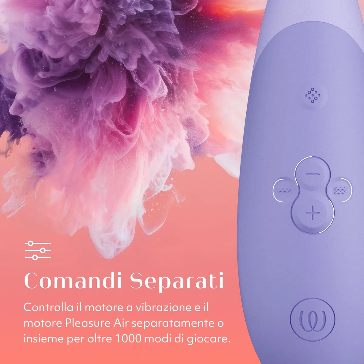 Womanizer Enhance 2-in-1 Vibratore e Succhia clitoride per donna | Sex toy doppia stimolazione clitoridea Pleasure Air e vibrazione | Giocattolo sessuale | Impermeabile Ricaricabile | Lillà