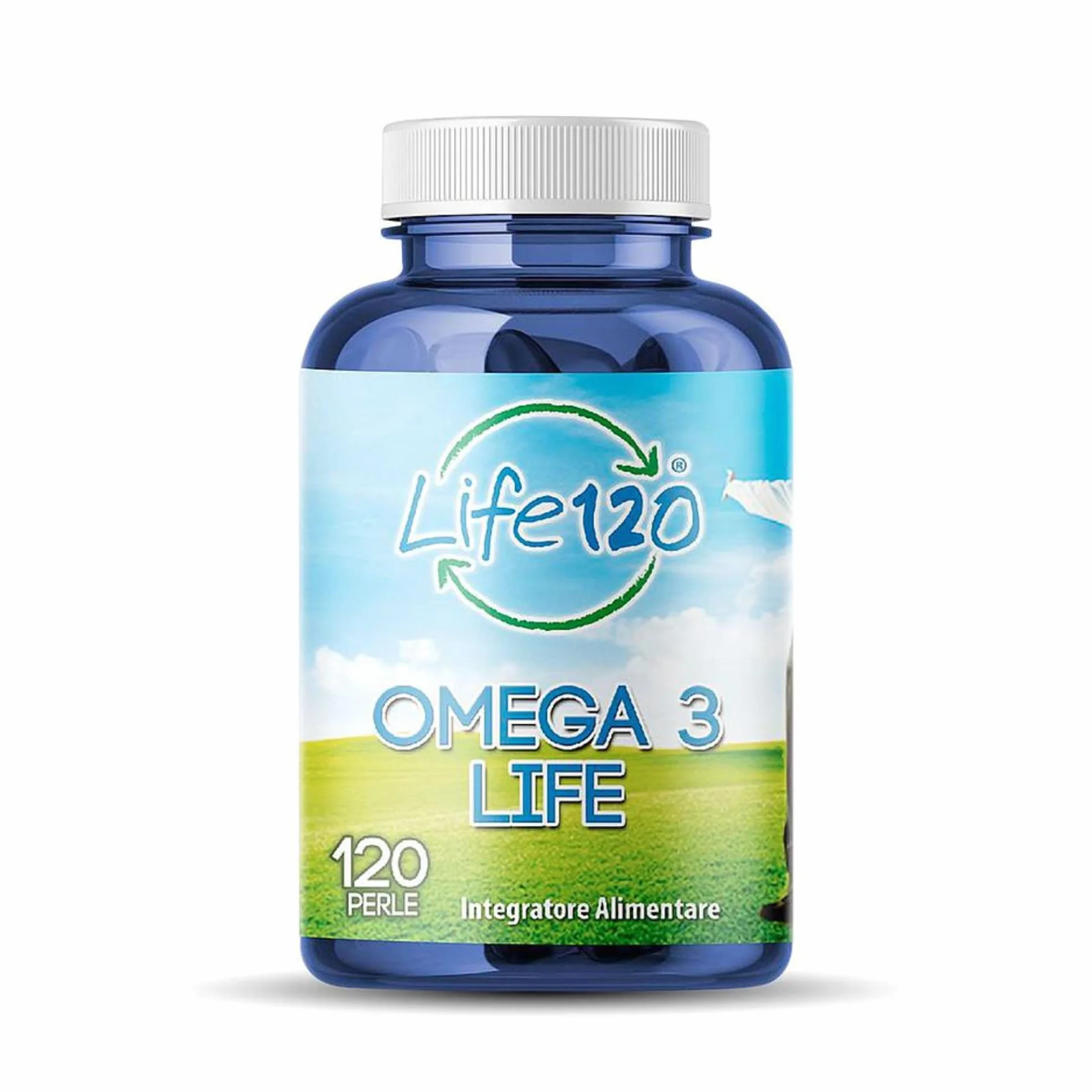 Omega 3 Life 120 perle integratore alimentare olio di pesce EPA DHA