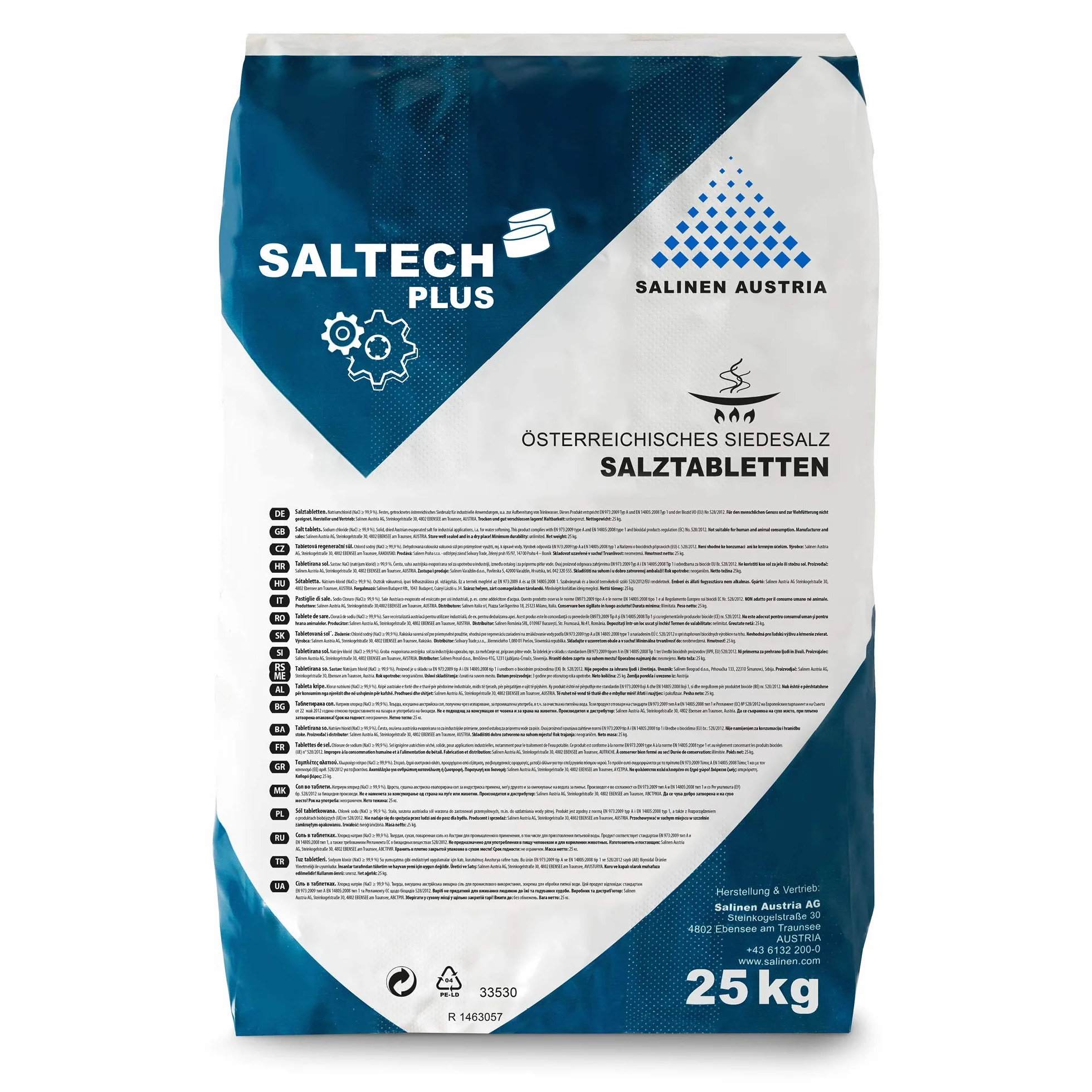 16x SALTECH Plus Tabletten | Sack (25 kg) - B092JB3WGD
