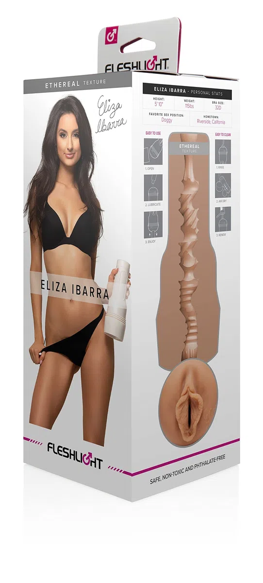 FLESHLIGHT Masturbtore per uomini - Eliza Ibarra - Masturbatore uomo sex toys uomo - Fleshlight vagine vere