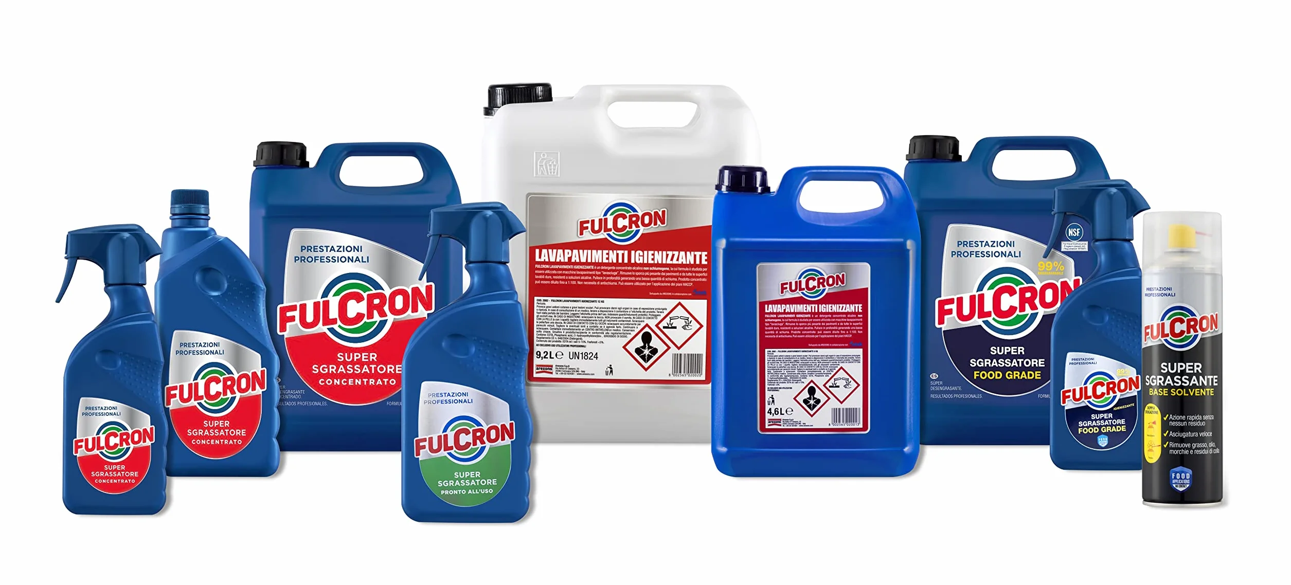 Fulcron Sgrassatore Detergente Concentrato 5L per Pulizia Motori