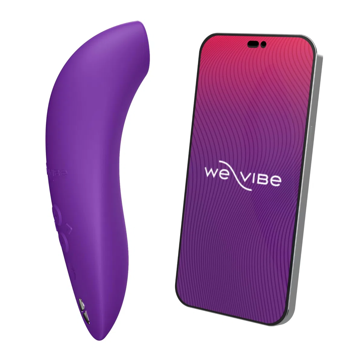 We-Vibe Melt 2 Vibratore Clitorideo | Stimolatore Giocattoli Sessuali | Succhiatore Clitoride Massaggiatore per Donne | Masturbatore con Controllo App | 12 Intensità e 6 Modelli di Suzione | Viola