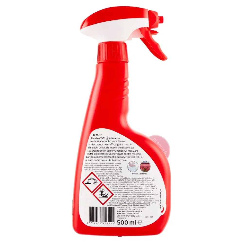 Air Max Zero Muffa Esterni&Interni 500ml