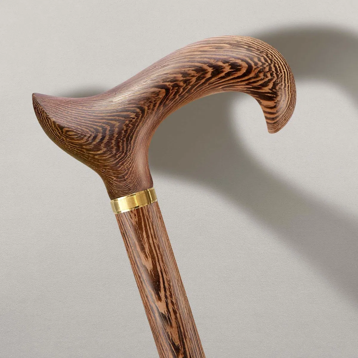 Bastone da passeggio fatto a mano, in legno da uomo e da donna, con portata di 226 kg, per anziani, ergonomici Derby-high-end, in legno massello naturale, adatto per regali