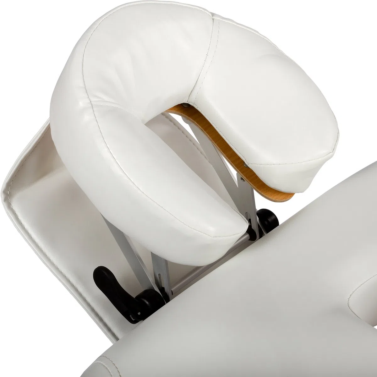 MOVIT Deluxe Lettino da massaggio incl. borsa, larghezza XXL 80 cm, imbottitura 8 cm, struttura in legno massiccio, colore a scelta, testato per sostanze nocive, bianco