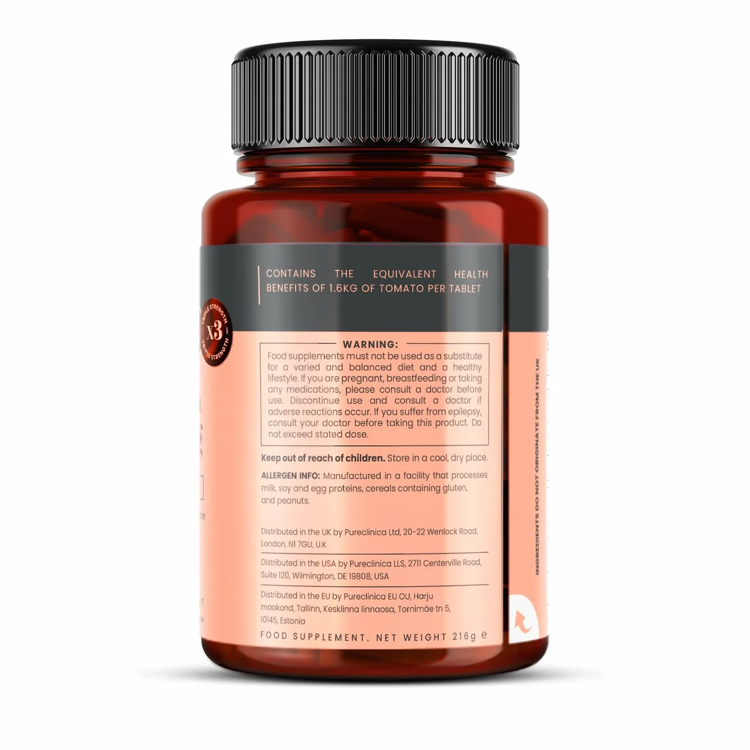 Licopene 50 mg 180 compresse integratore antiossidante