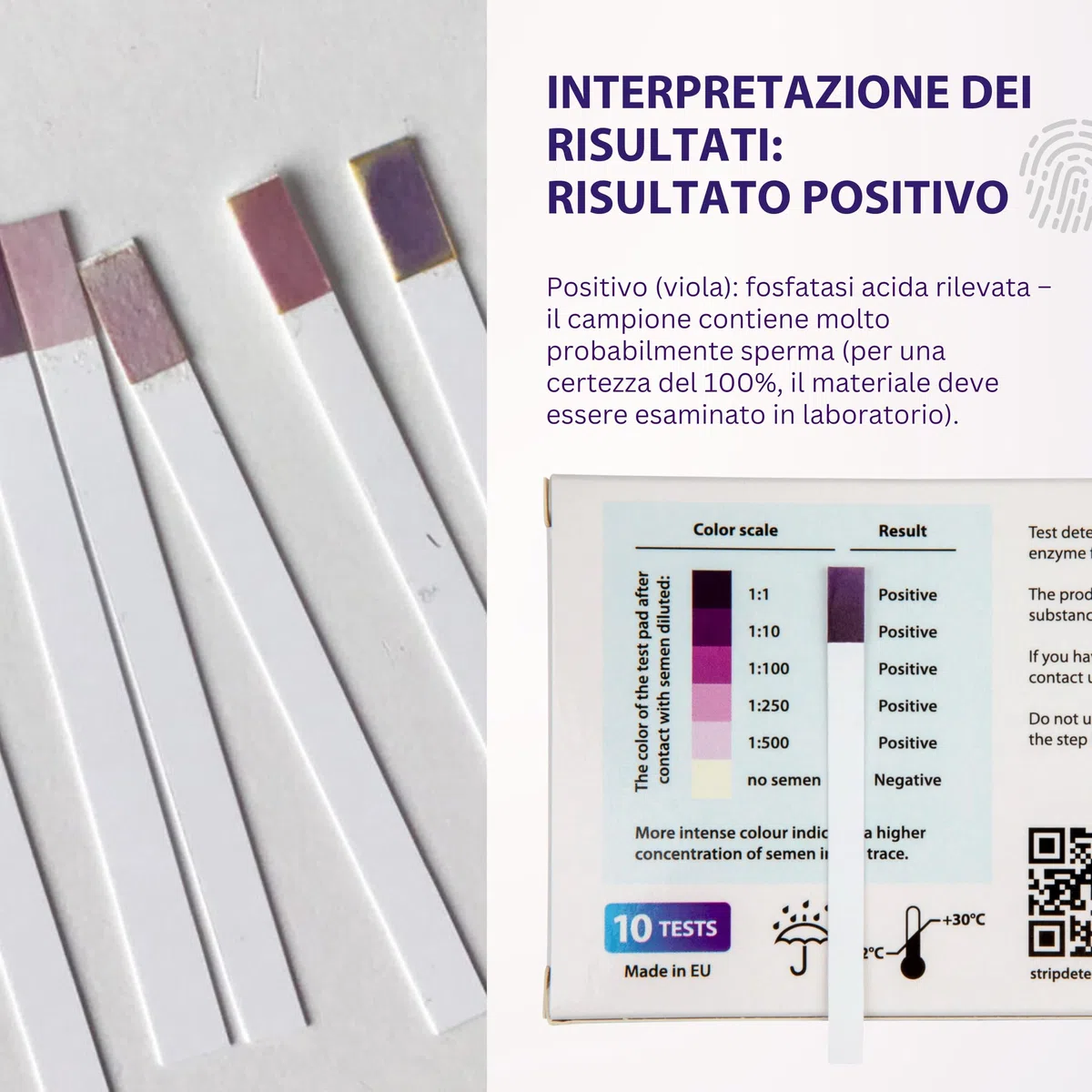 Home Tradimento Test - Test di rilevamento dello sperma, confezione da 10 pezzi