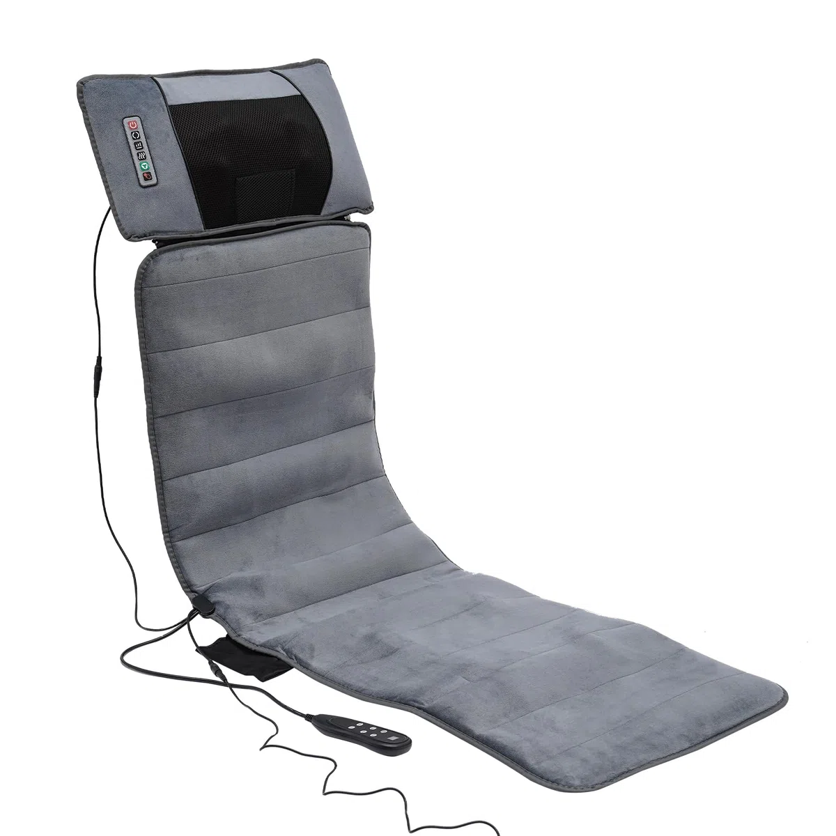 Tappetino massaggiante con funzione di calore, massaggiatore Shiatsu, massaggiatore elettrico con telecomando, collo