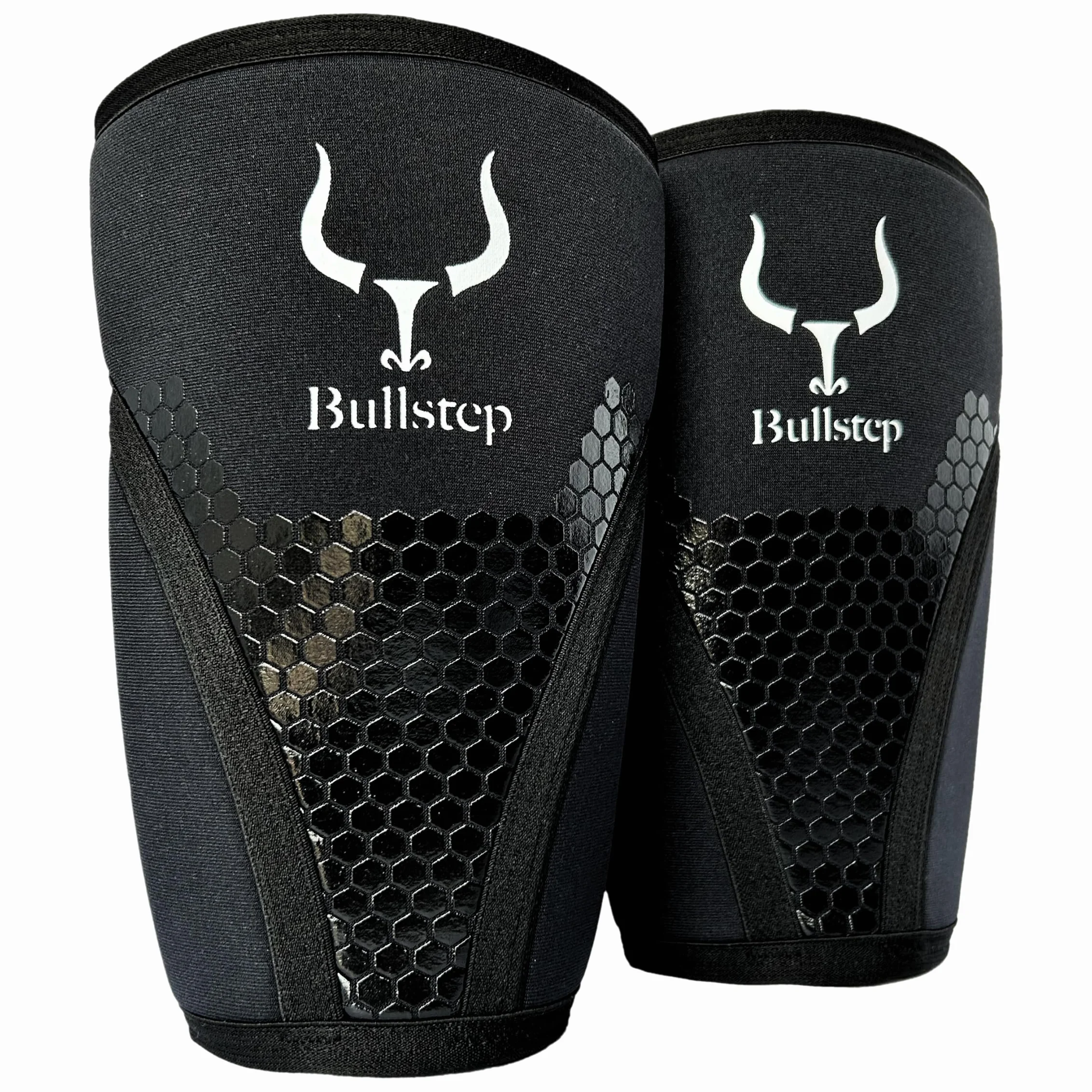Ginocchiere Palestra Squat 7mm SCR Neoprene Compressione Knee Sleeves Cross Training (L)