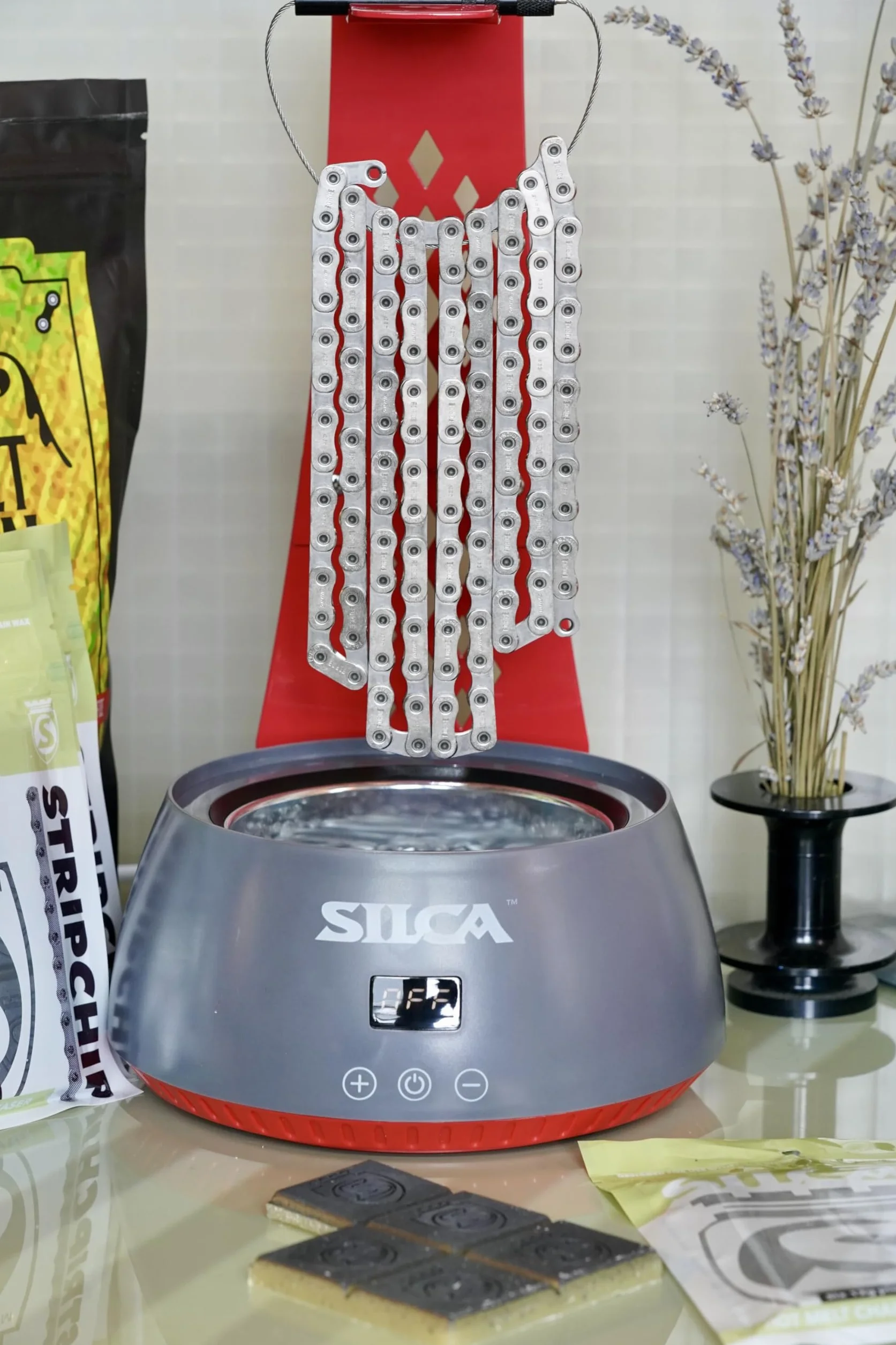 SILCA Sistema a cera a catena, cavo di alimentazione UE, capacità 600 ml