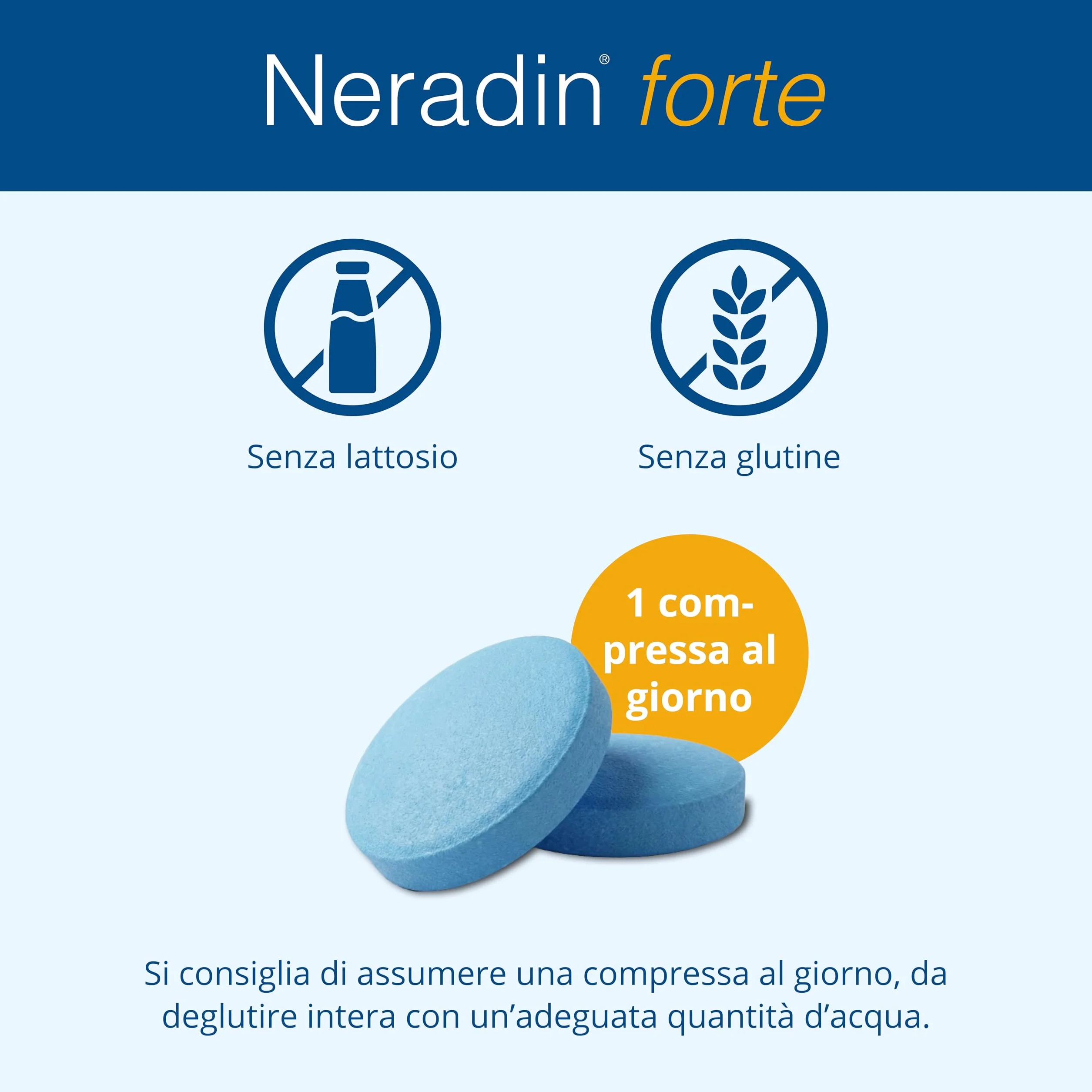 Neradin Forte 30 compresse con zinco selenio L-arginina Made in Germany