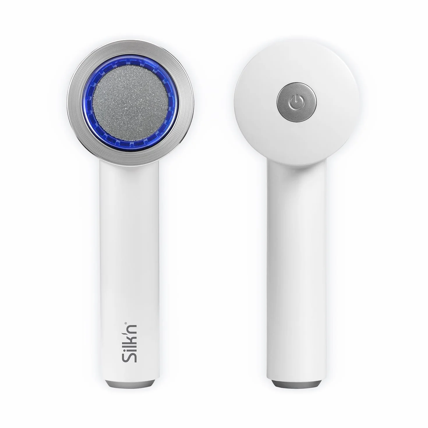 Silk'n VacuPedi elektryczny usuwacz modzeli - Zestaw do pedicure z systemem próżniowym, srebrny, USB-C
