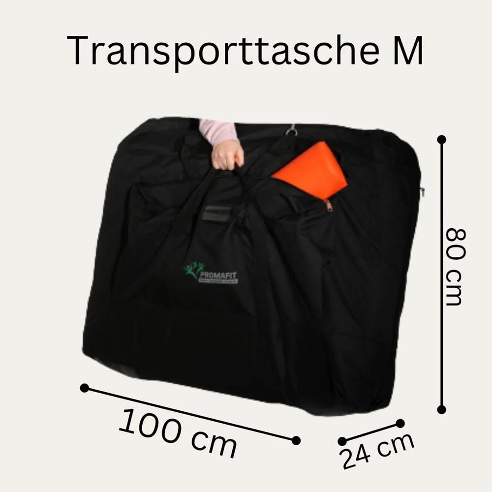 Borsa porta lettino da massaggio - tre diverse dimensioni - super resistente (M)